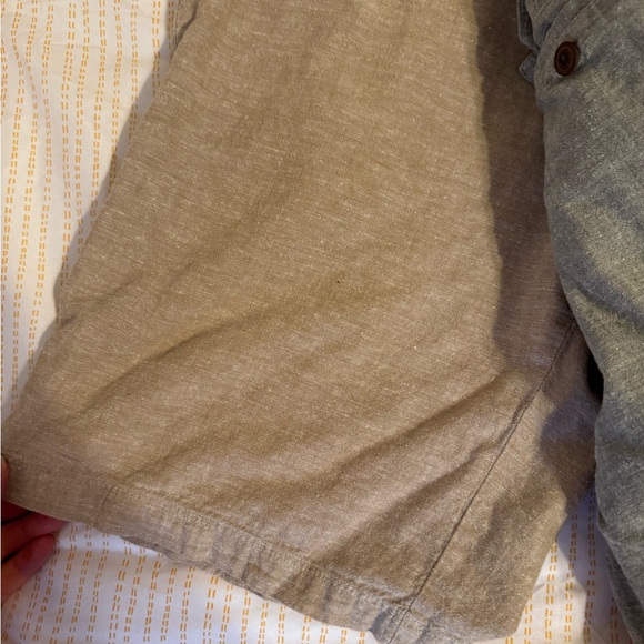 Patagonia Blue, Tan and Gray Flat Front Shorts Relaxed Fit Lot - Picture 4 of 12